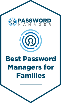 Best Password Managers for Families Badge