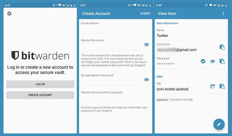 Bitwarden for android