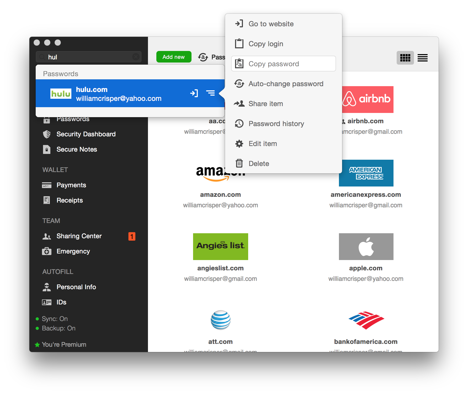 Dashlane for mac