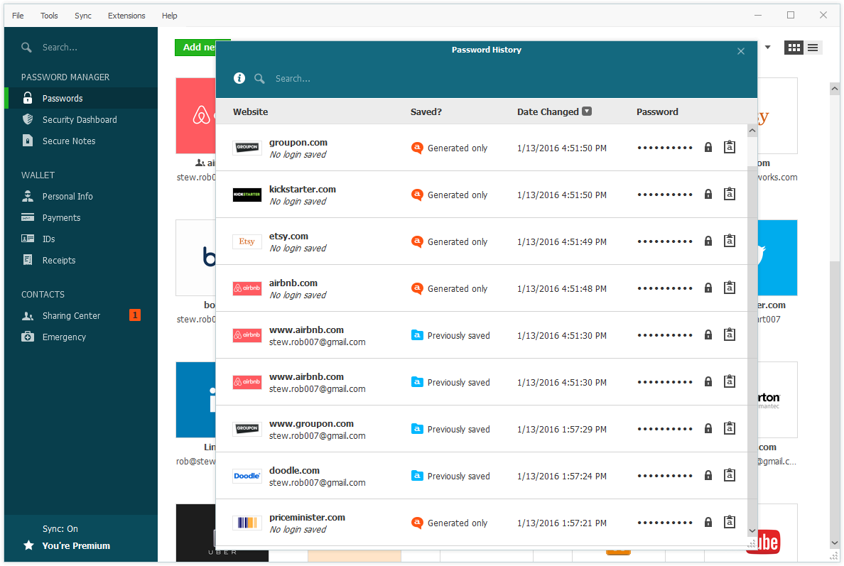 Dashlane for windows