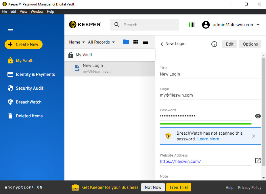Keeper-Password-Manager- for windows