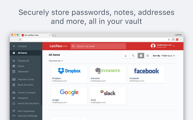 LastPass chrome