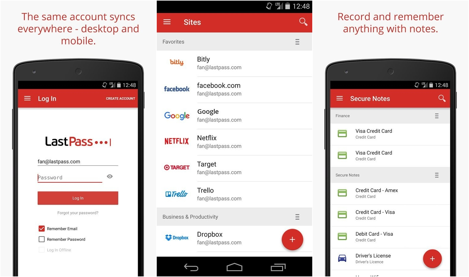 LastPass for android