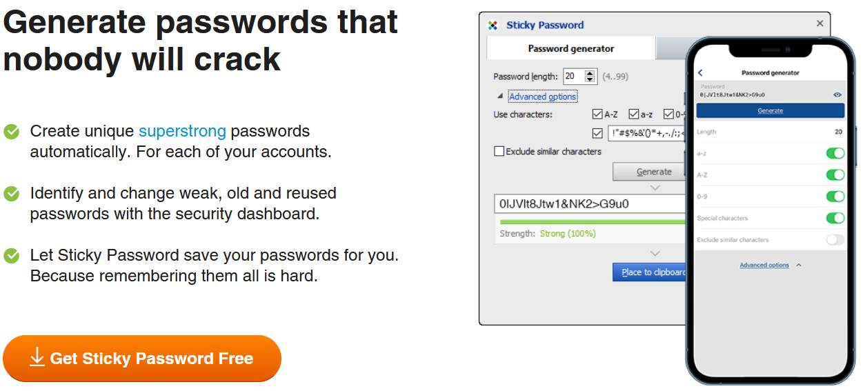 Sticky Password Security & Encryption