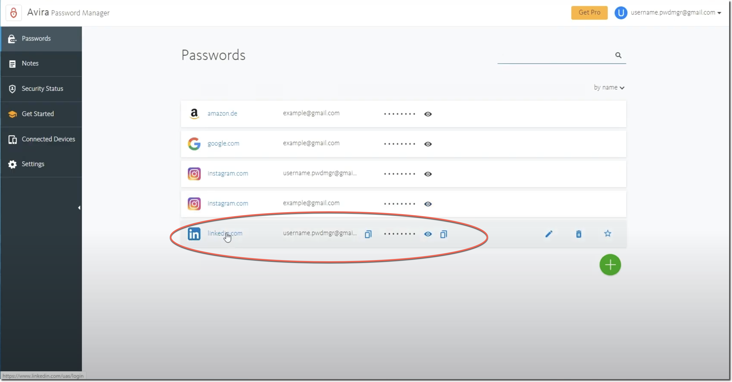 avira-password-manager for windows
