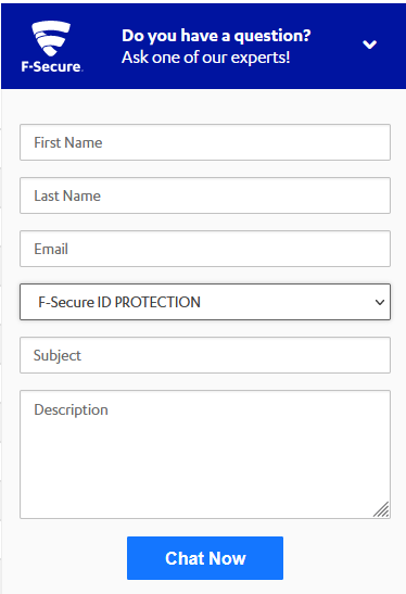 F-Secure ID Protection Review Customer Support