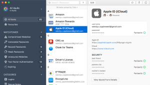 1password Dashboard