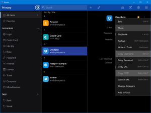 Enpass Dashboard