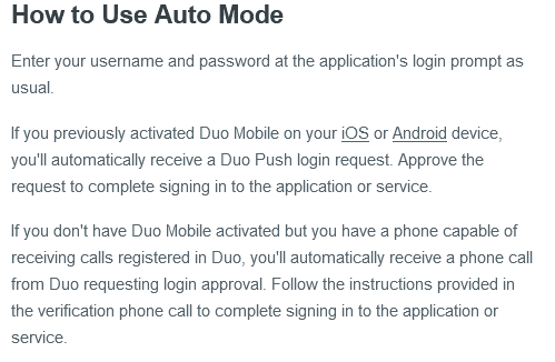 How to use auto mode