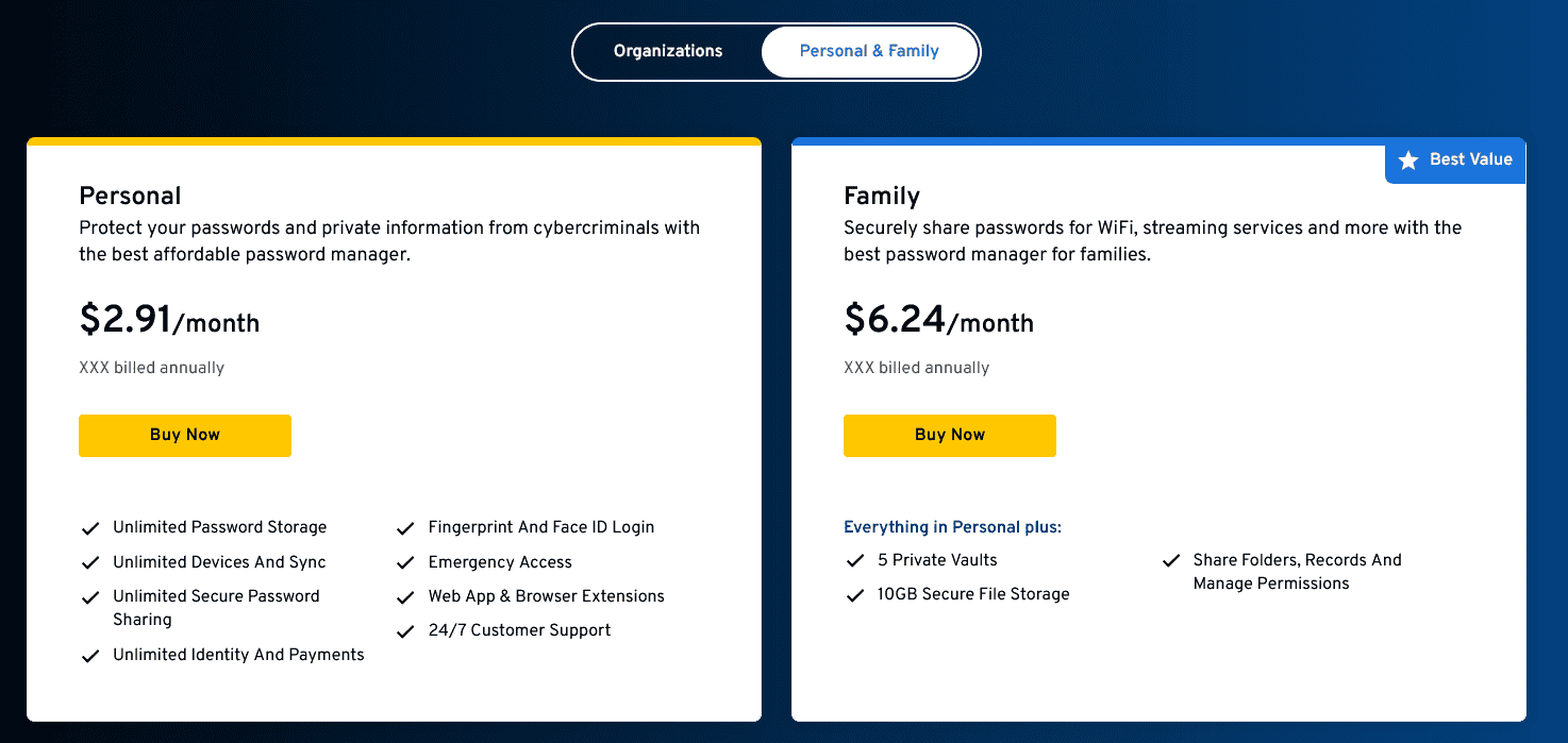 Keeper Plans and Pricing