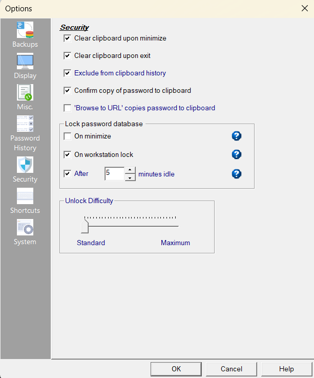 Password Safe Security